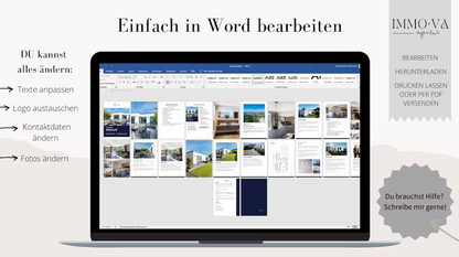 Exposévorlage als WORD-Datei ✶Digitales Produkt/Download einer Word-Datei✶